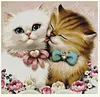 Diamond Drawing Living Room Small Lovers Cat Hand Cross Stitch
