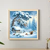 Diamond Painting - Full Round Drill - Snow Scene(Canvas|40*40cm)