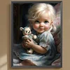 Diamond Painting -DIY Full Square Drill Cute Girl(35x45cm)