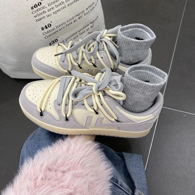 2021 Autumn Classic Skateboard Shoes Low-top Casual Trainers  Men Women Outdoor Walking Retro Sneakers Chunky Dunky Sports Shoes