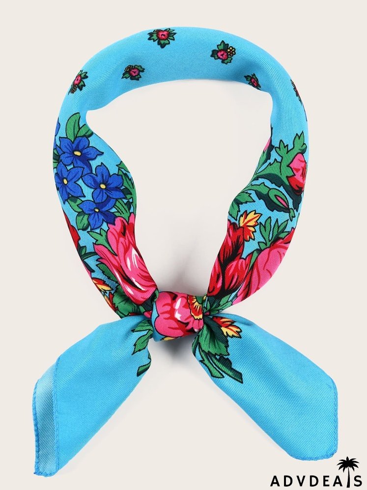 Flower Print Bandana