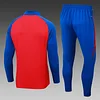 Joyfball 2024/2025 Spain Half-Pull Training Suit red Jersey 1:1 Thai Quality Set