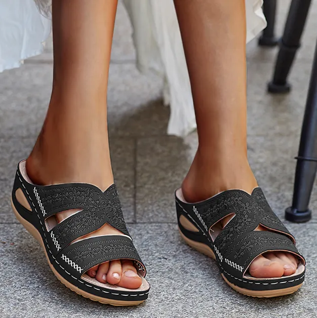 Women's Thick Platform Lightweight Arch Support Easy Wearing Slipper Sandals