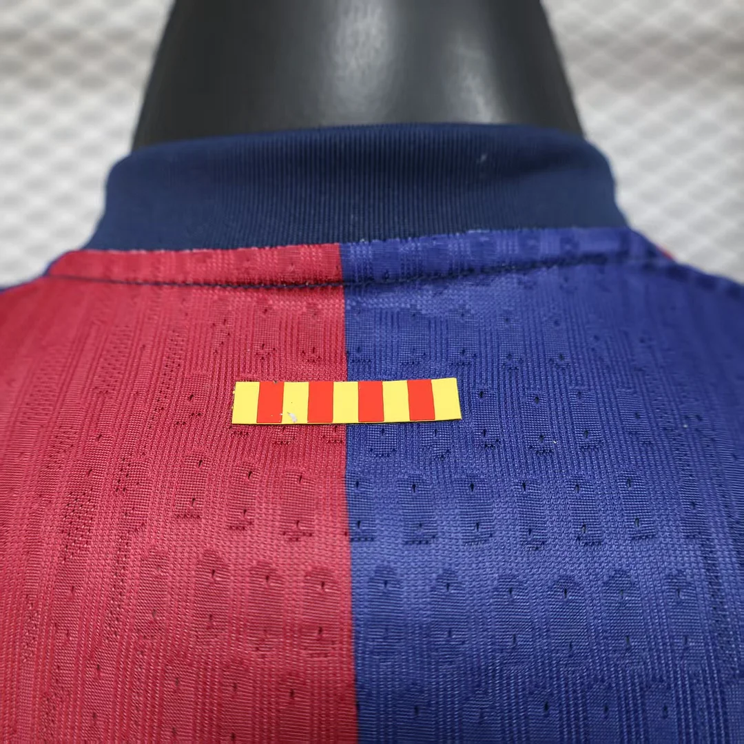 24/25 Barcelona Home New Sponsor Player Version Football Shirt Thai Quality
