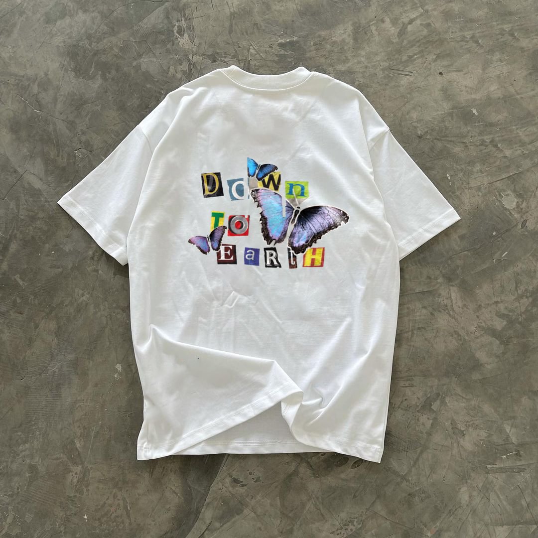 Personalized butterfly print top