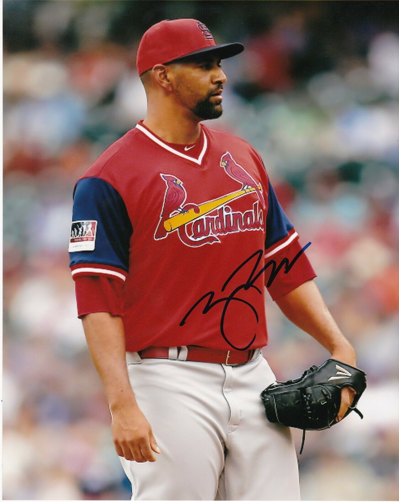 TYSON ROSS ST. LOUIS CARDINALS ACTION SIGNED 8x10