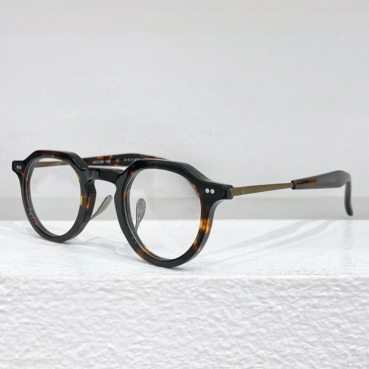 19-0068 YY Japanese Brand Designer Eyeglasses Frames Men Acetate Tortoise   Glasses Women Eyewear