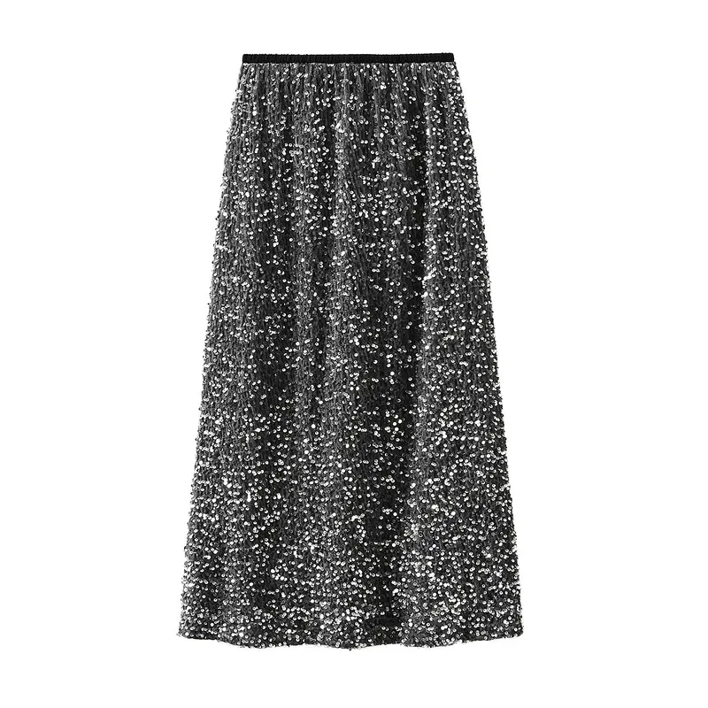 Nigikala Nigikala Industry Lianglid Half-Dress Woman Autumn 2025 New After Open Fork Straight Dress Bagbice Tight Dress D8035
