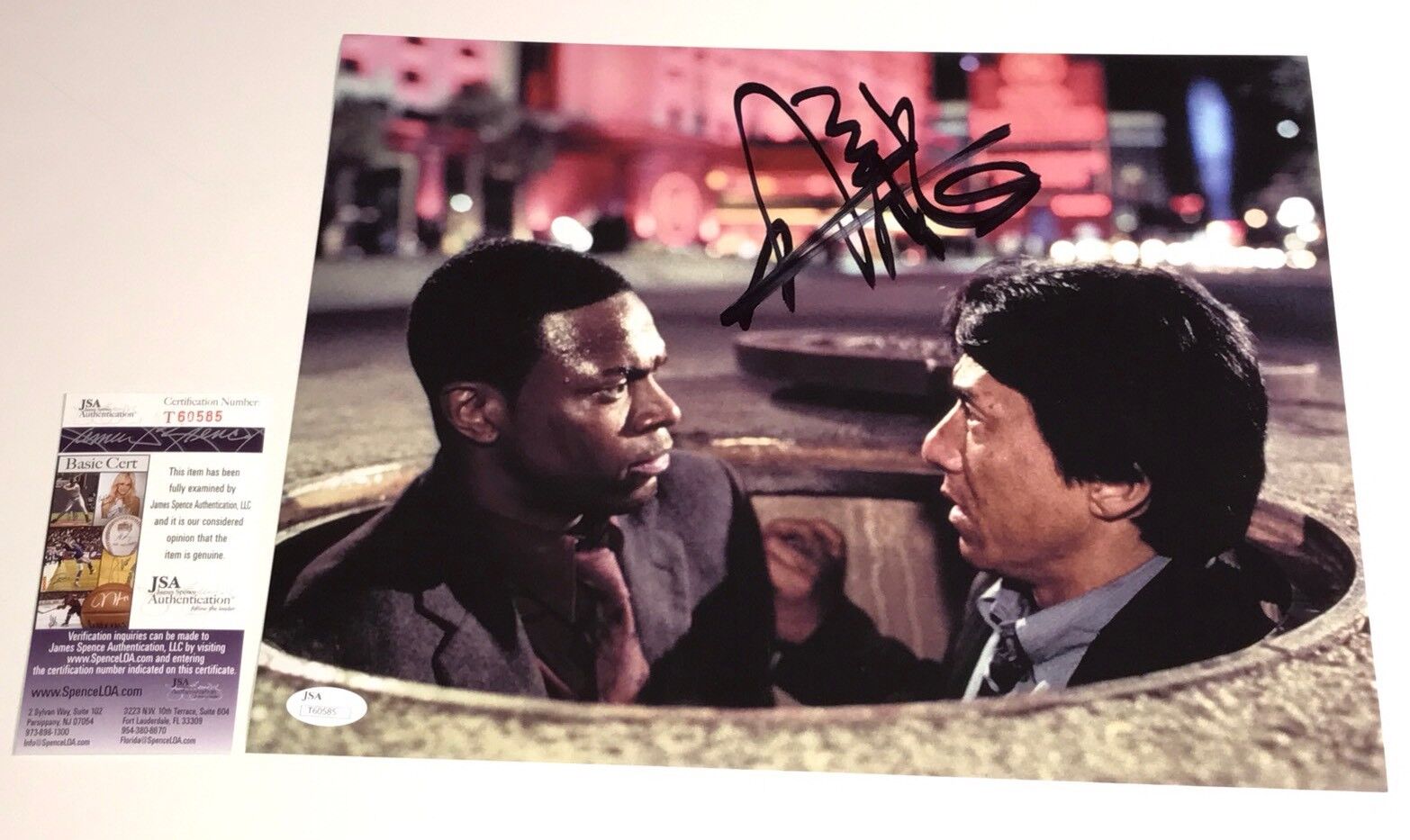 JACKIE CHAN Signed RUSH HOUR 11x14 Photo Poster painting IN PERSON Autograph JSA COA