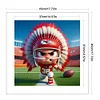 Kansas City Chiefs Football-11CT Stamped Cross Stitch 45*45cm