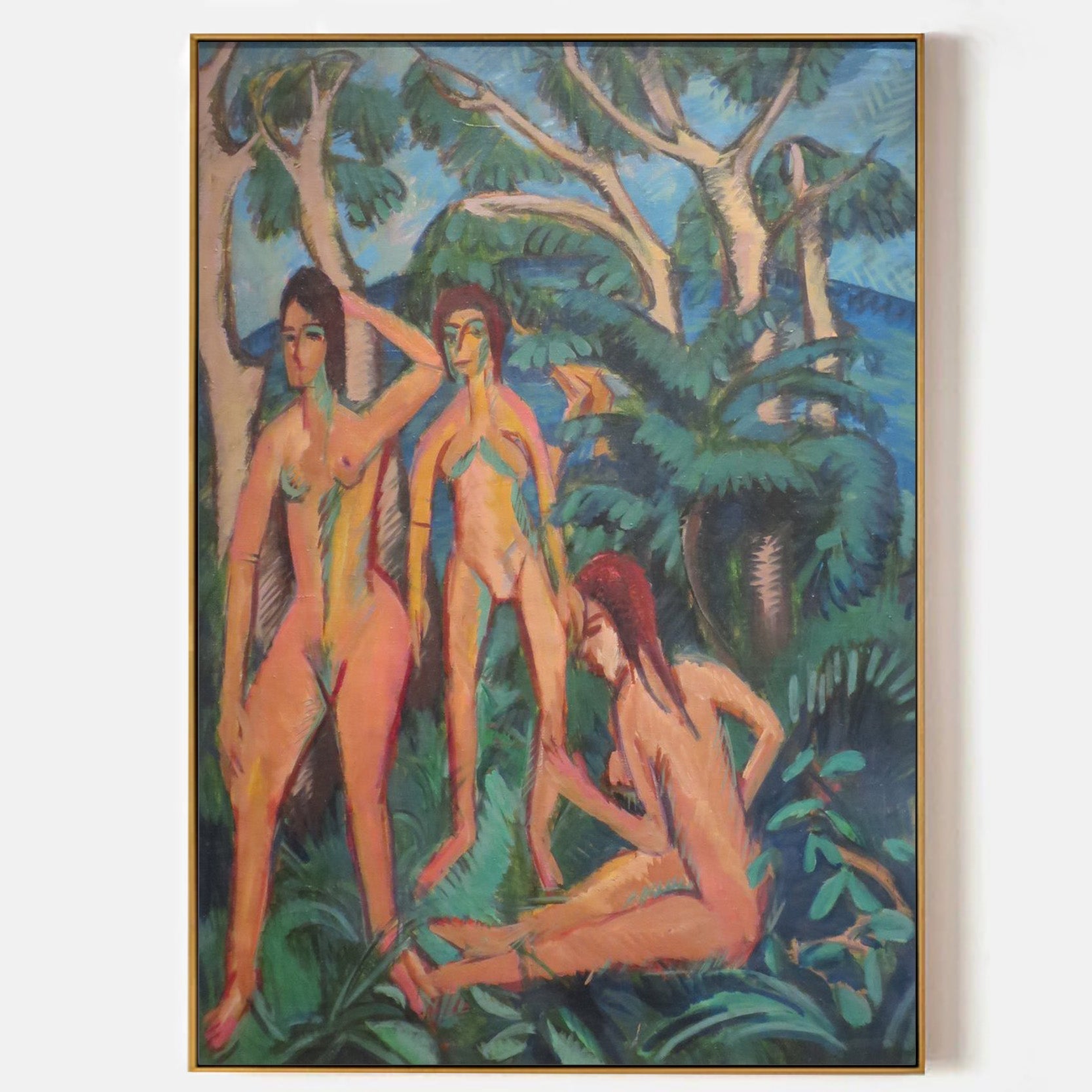 Arabelart AR1028 - Bathers Beneath Trees, Fehmarn