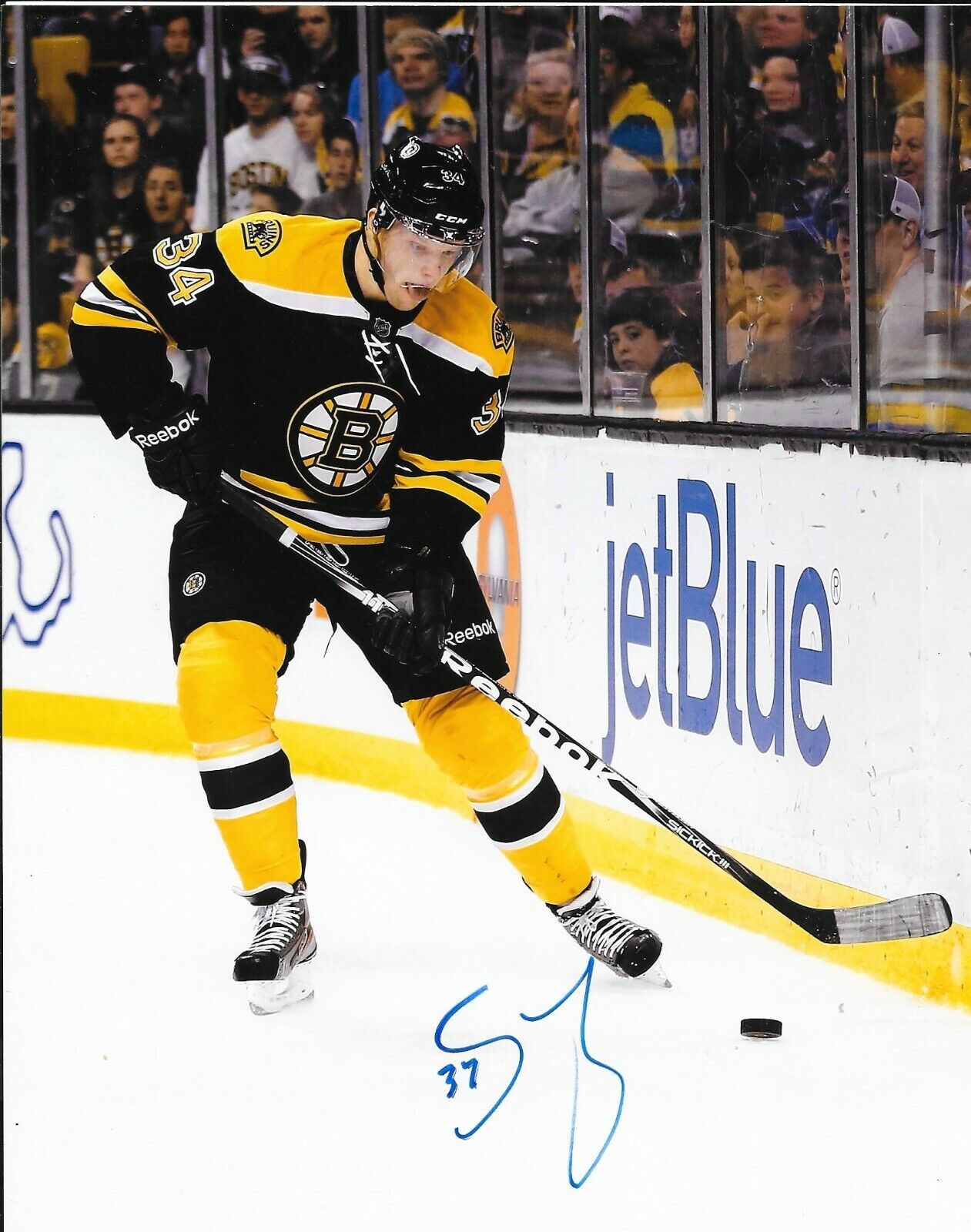 Carl Soderberg signed Boston Bruins 8x10 Photo Poster painting autographed