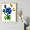 (US Local)Flower - 9CT Partial Beaded Cross Stitch Kit(30x35cm)