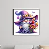 Tulipe et gnome-drille ronde peinture diamant-30*30cm