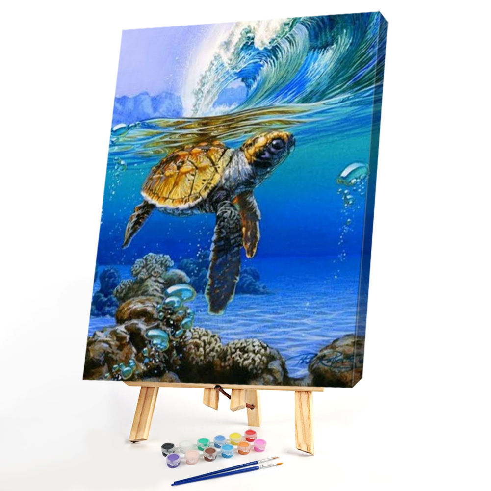 

40*50CM Paint By Numbers-Tortoise, 501 Original