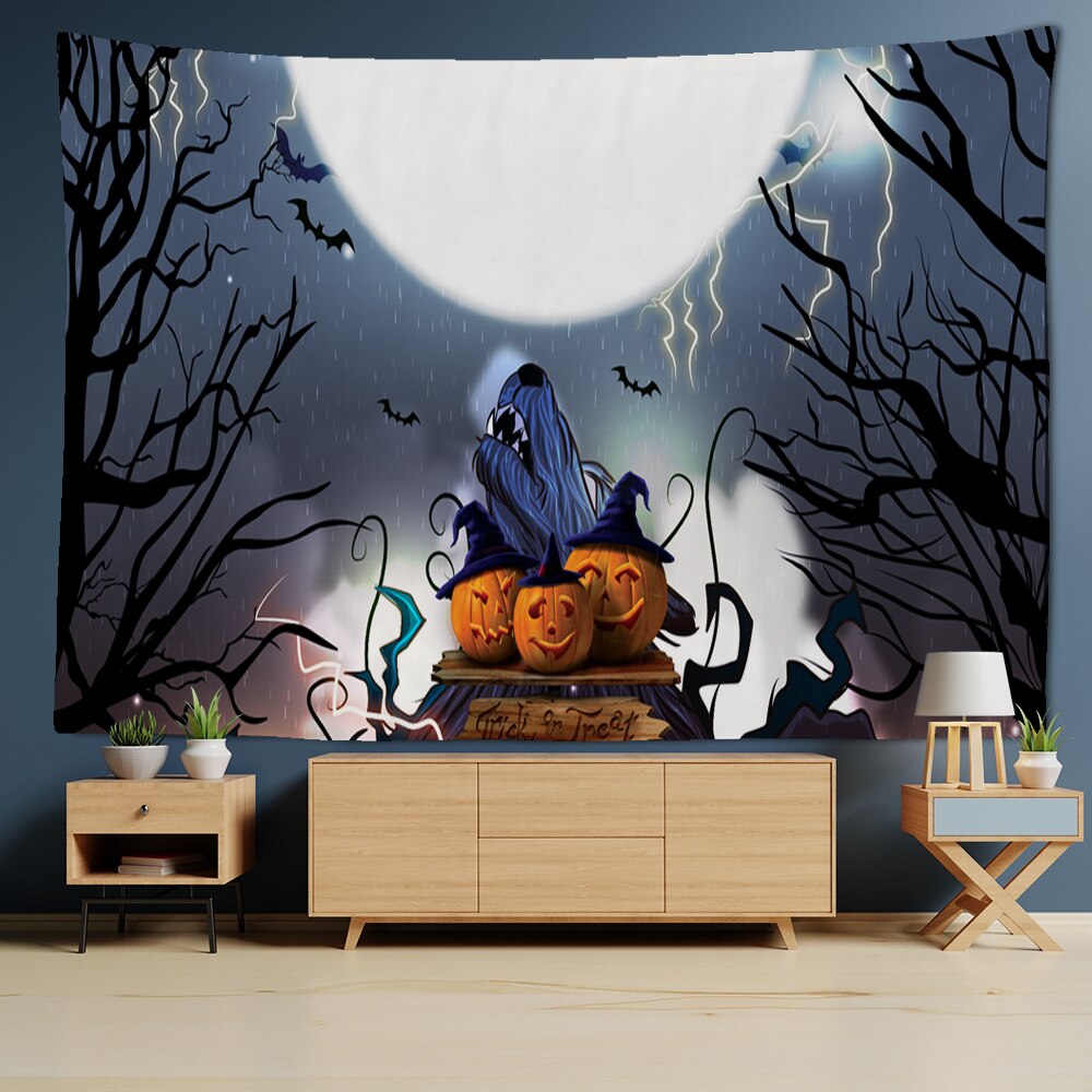 

Wall Tapestry - Halloween Pumpkin-150*130cm, 501 Original
