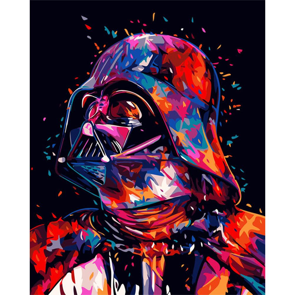 

40x50cm - Paint By Numbers Mask Man Home, 501 Original