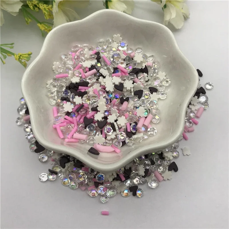 20g flower Mix for Resin DIY Supplies Nails Art Polymer Clear Clay accessories DIY Sequins scrapbook shakes Craft