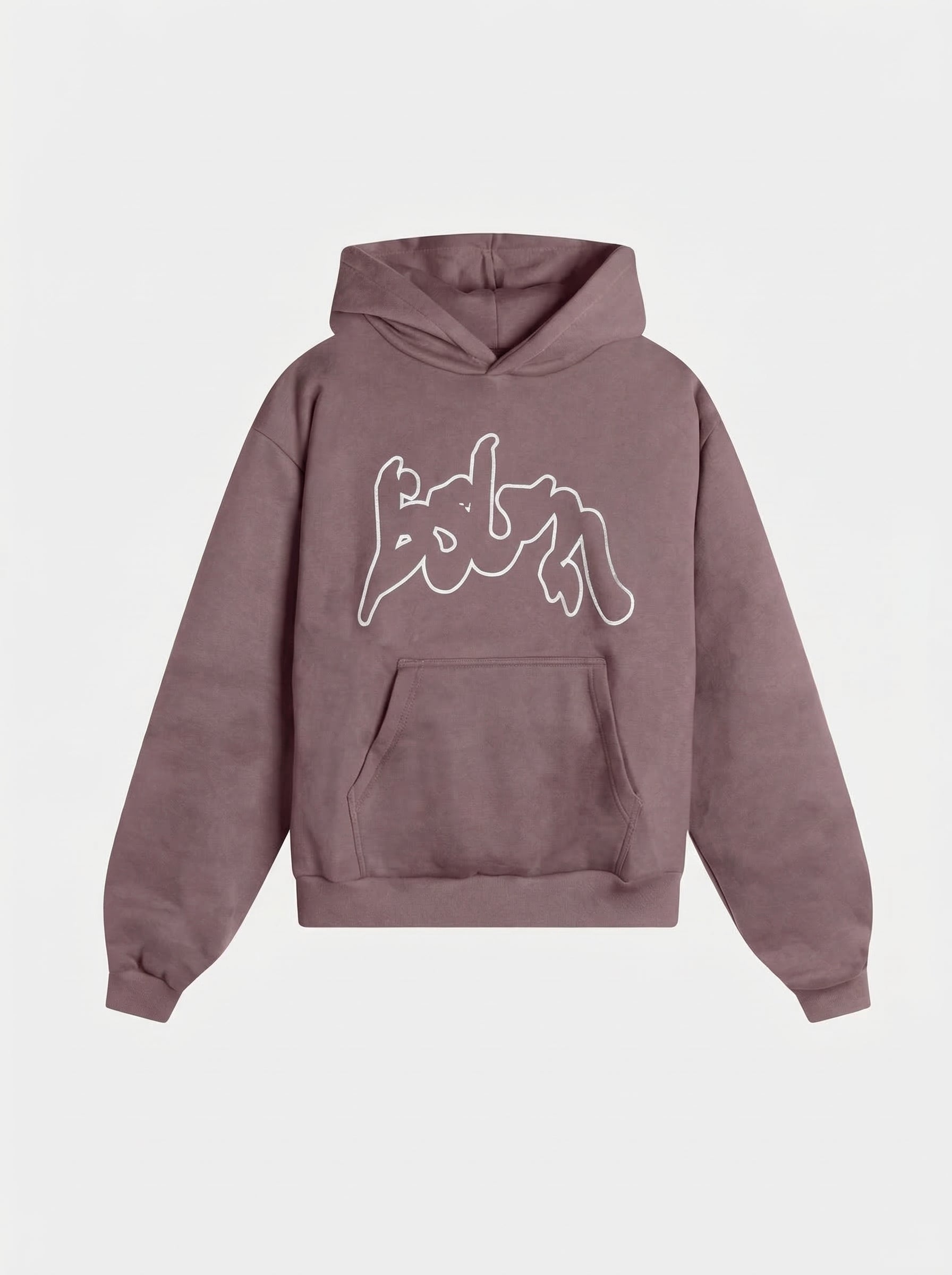 OUTLINED HOODIE TAUPE