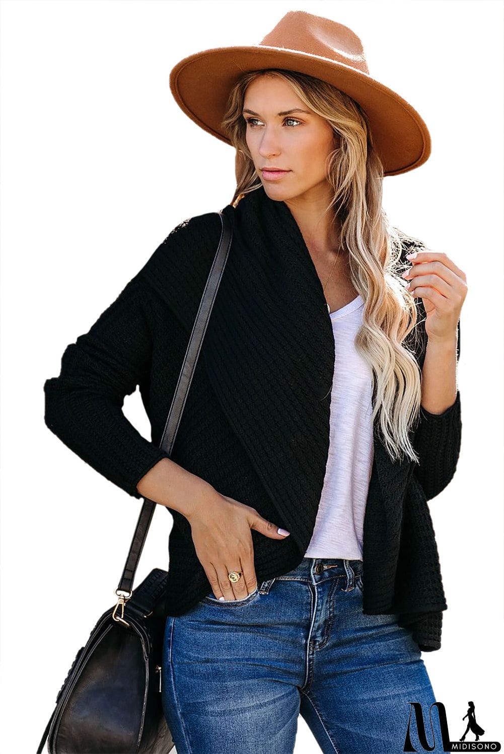 MidiSono - Cashmere Blend Convertible Cardigan