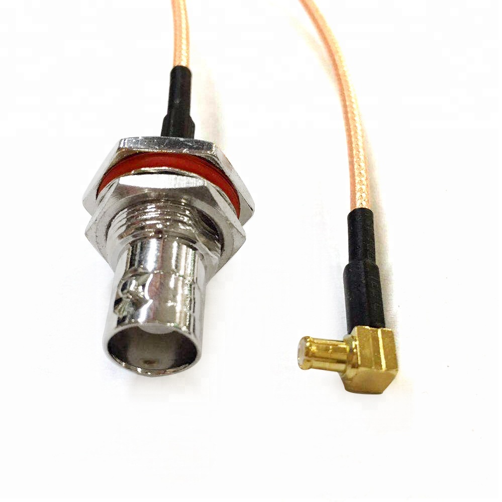 BNC Crimp Jack 4 hole panel mount bnc connector