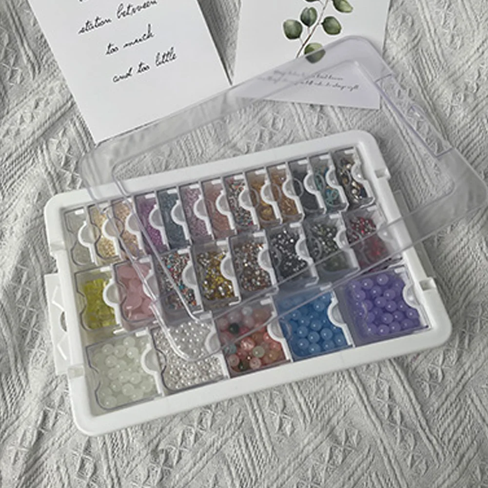 26 Grid Diamond Painting Bead Storage Containers Bead Organizers and Dot Storage