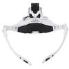 Adjustable Lens Wearing Type Glasses Magnifier Loupe Kit with LED Lights