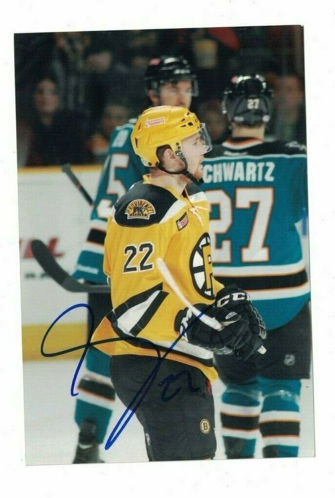 Jared Knight Providence Bruins Signed 4x6 Hockey Photo Poster painting W/Our COA