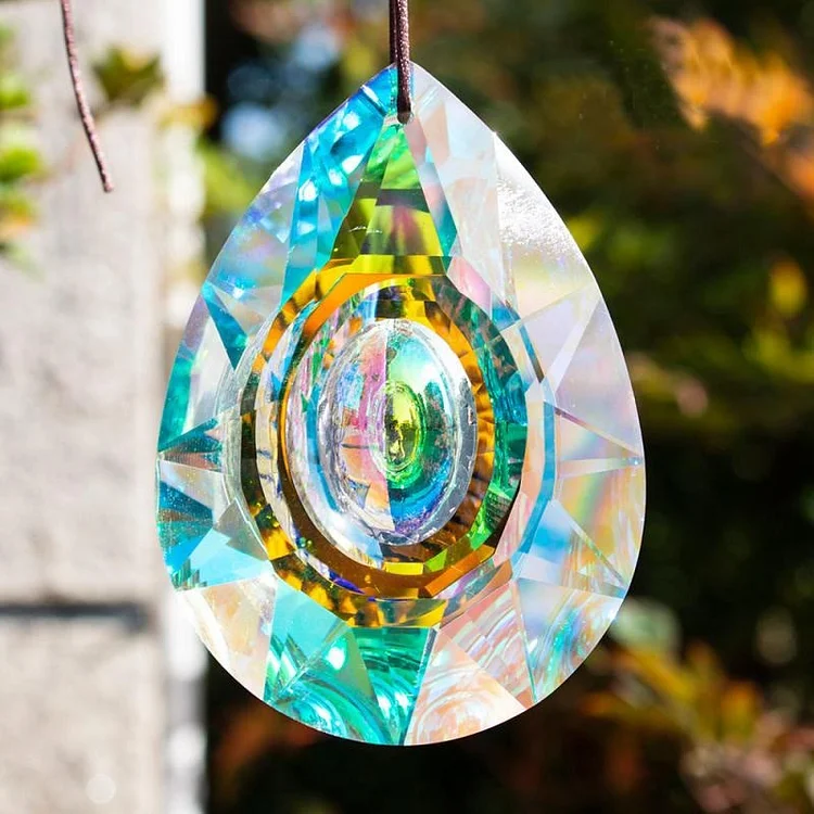 Olivenorma Hanging Chandelier Crystals Prisms Window Suncatcher