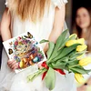 6Pcs Diamond Painting Cake Diamond Painting Greeting Card for Adults Beginners