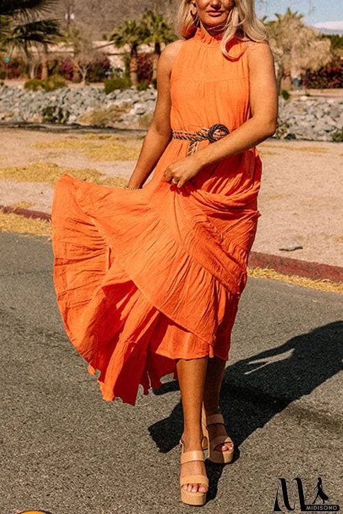 MidiSono - Come To Me Tiered Tank Midi Dress