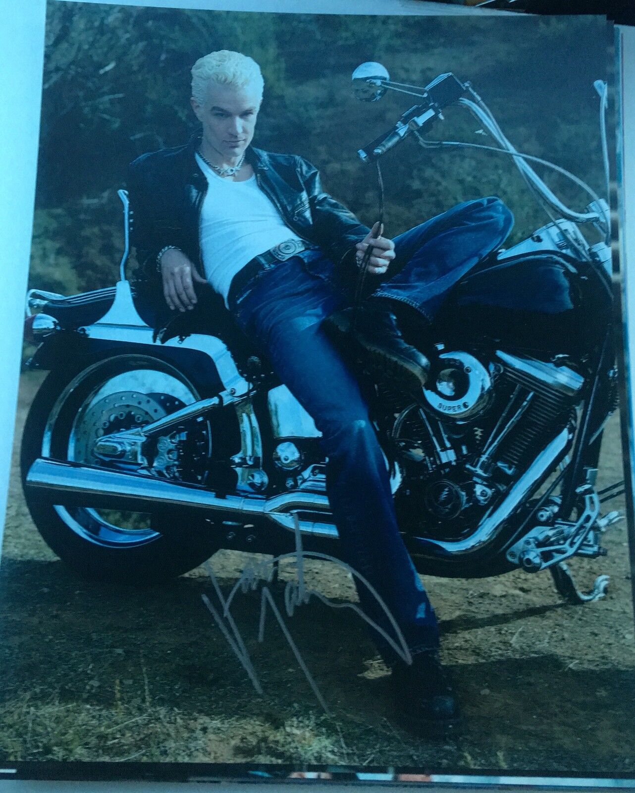 James Marsters Signed 8x10 Photo Poster painting Buffy COA D3