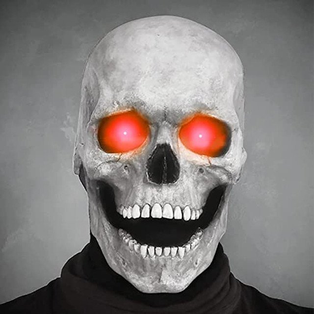 🎃Halloween Early Sale 🔥 Full Head Skull Helmet/ Creepy Mask