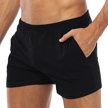 Aonga Boxer Cotton Underwear Boxer shorts Sleep Men Swimming Briefs or Boxers Shorts with Pocket