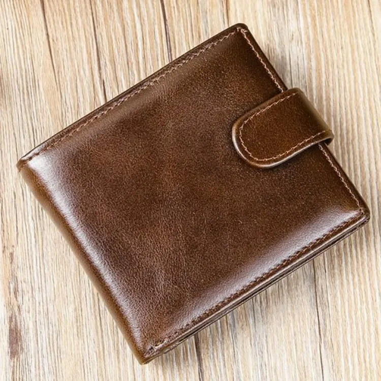 High‑end vintage leather wallet