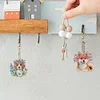 6Pcs chien double face - 5d bricolage artisanat porte-cl&eacute;s