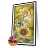 Diamond Painting-DIY Crystal Rhinestone Sunflower Butterfy(50*30 CM)