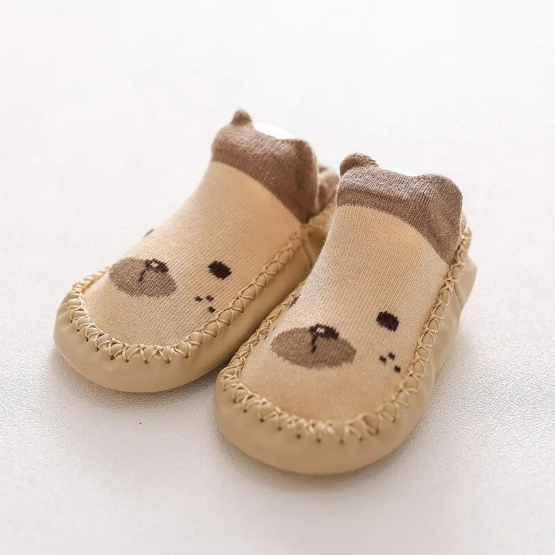 Infant Baby Socks With Rubber Soles Newborn Baby Girls Boys Shoes Autumn Baby Floor Socks Anti Slip Soft Sole Sock