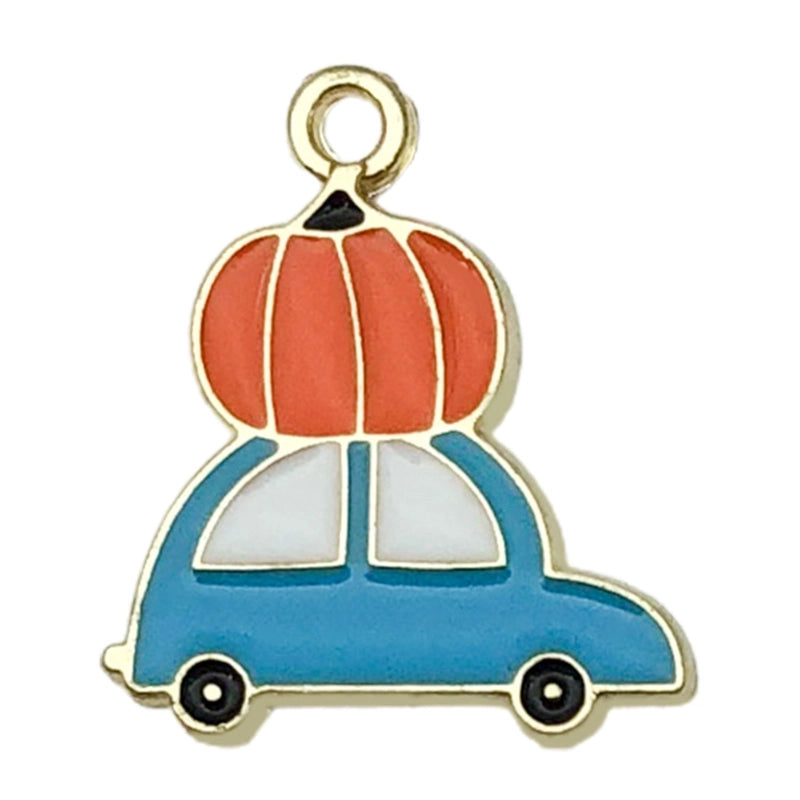 20 PCS/Package 19x18mm 19x22mm 23x14mm Alloy Animal Pumpkin Mushroom Pendant Jewelry Accessories