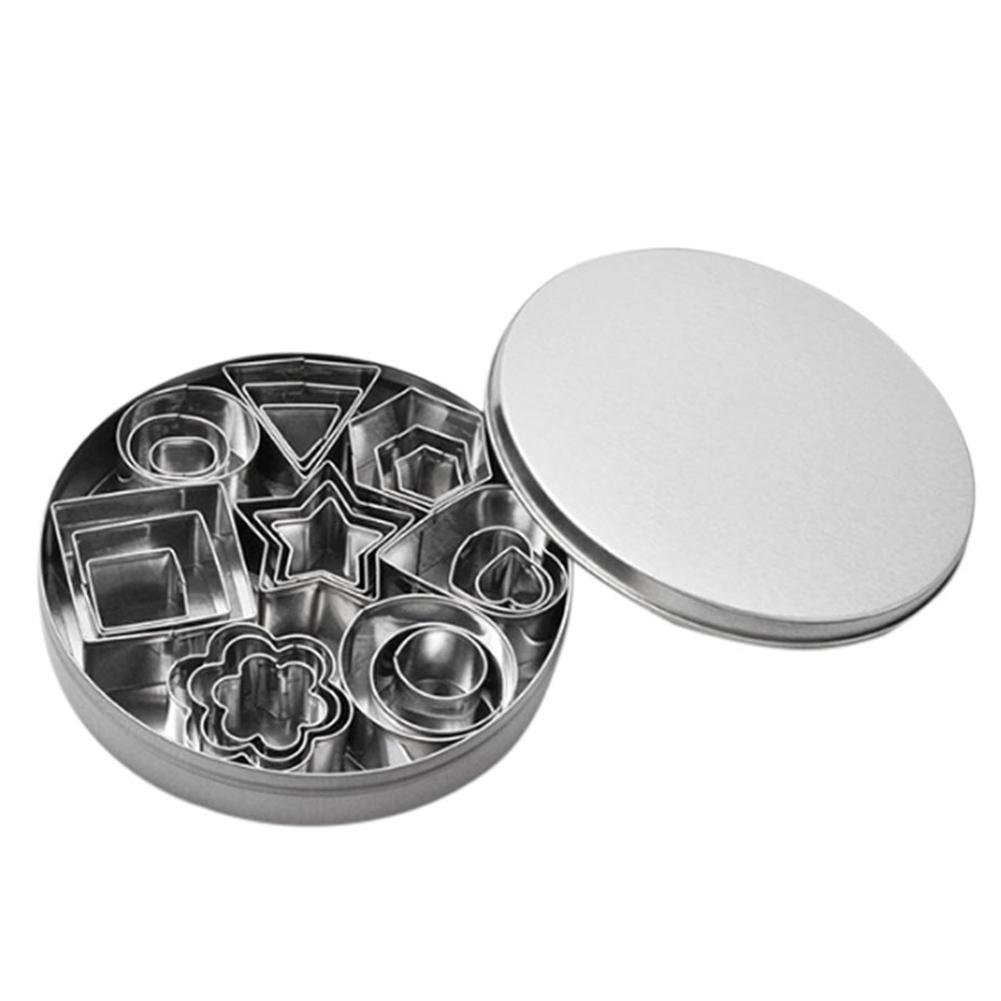 

24pcs Stainless Steel Mini Cookie Cutter Set Baking Pastry Cutters Slicers, 501 Original