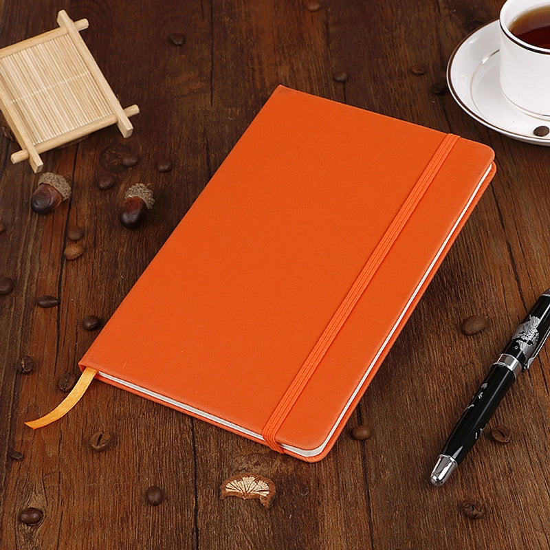 Business A5/a6 Pu Leather Notebook Elastic Band Multicolor Available Handwritten Notes Customizable Logo Printing