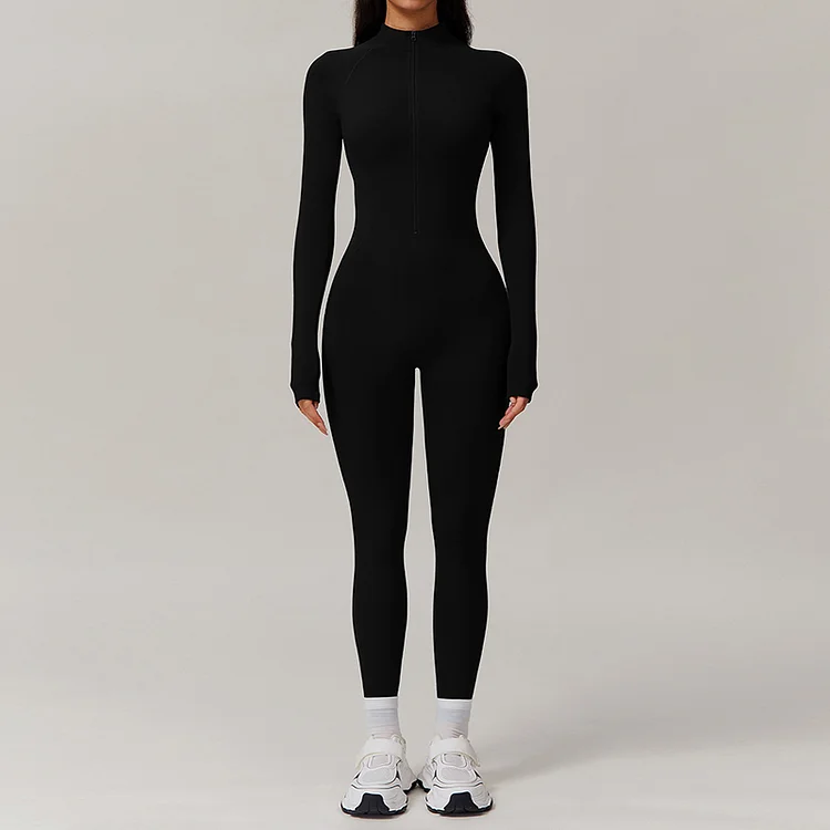 PASUXI Plush Yoga Jumpsuit - Outdoor Warm-Ups for Active Fitness Enthusiasts huanwei