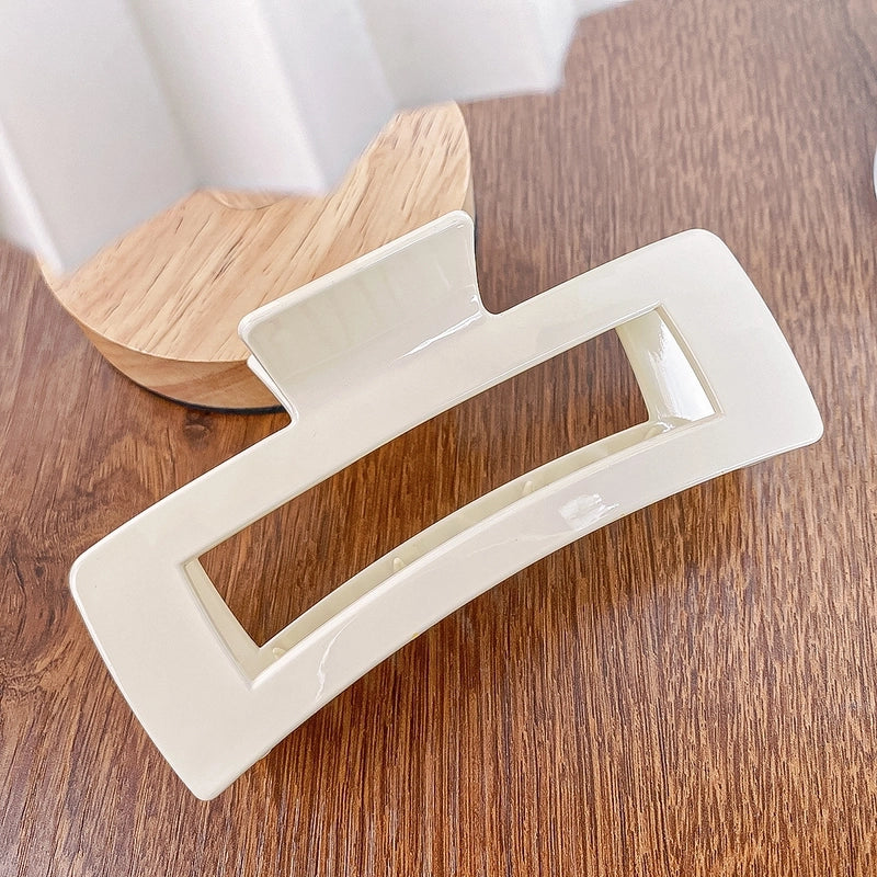 Minimalist Solid Color Arylic Hair Claws