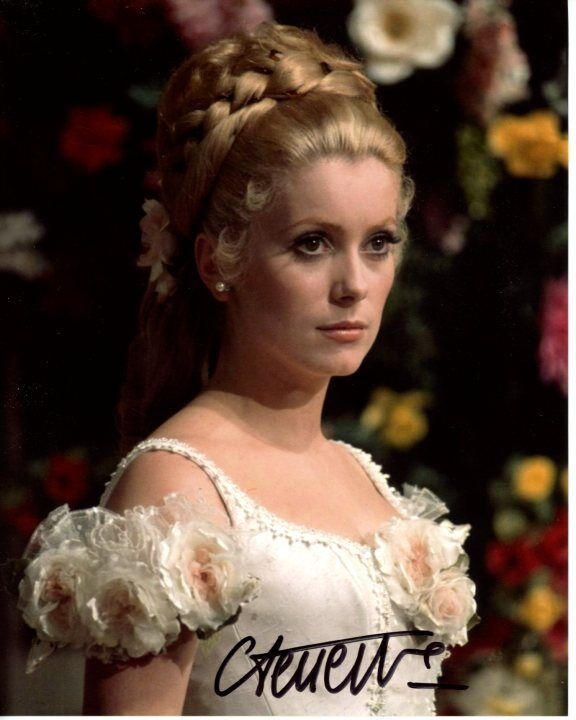 CATHERINE DENEUVE signed autographed MAYERLING MARIA VETSERA 8x10 Photo Poster painting