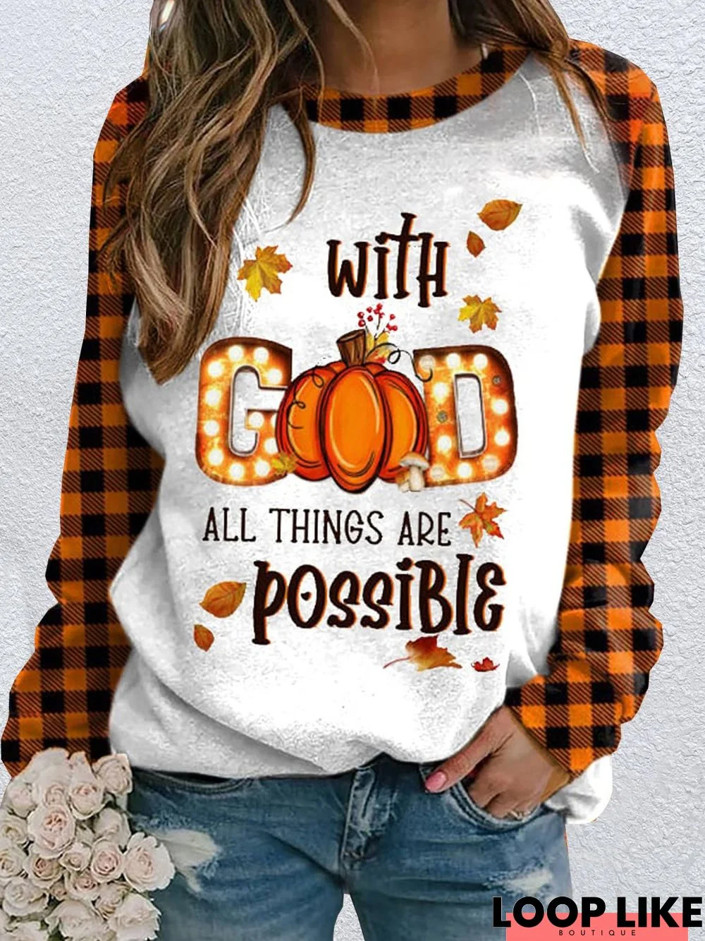 Halloween Casual Loose Sweatshirt