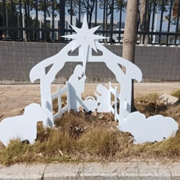 Willowtrain Holy Night Outdoor Christmas Nativity Set
