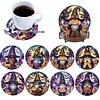 8pcs Full Drill DIY Gem Art Diamond Painting Set Halloween(Halloween Gnome)