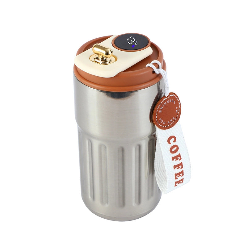 Car Smart Coffee Cup High Color Value Display Temperature Water Cup 316 Stainless Steel Thermos Cup Gift Custom Logo