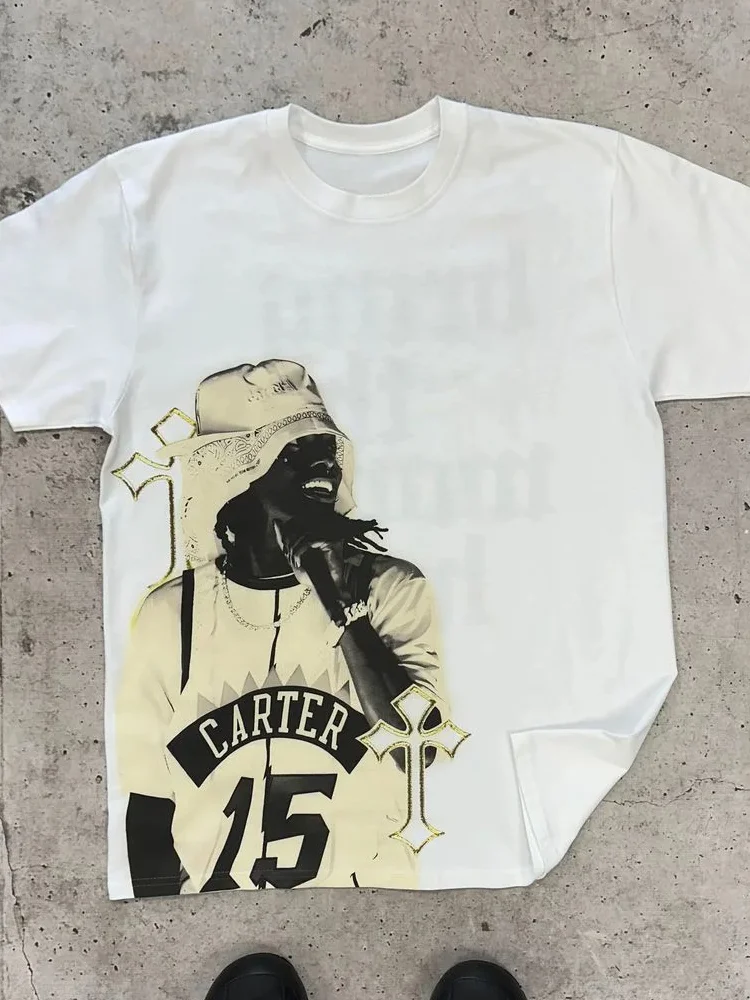 Singer Picture Cotton T-shirt