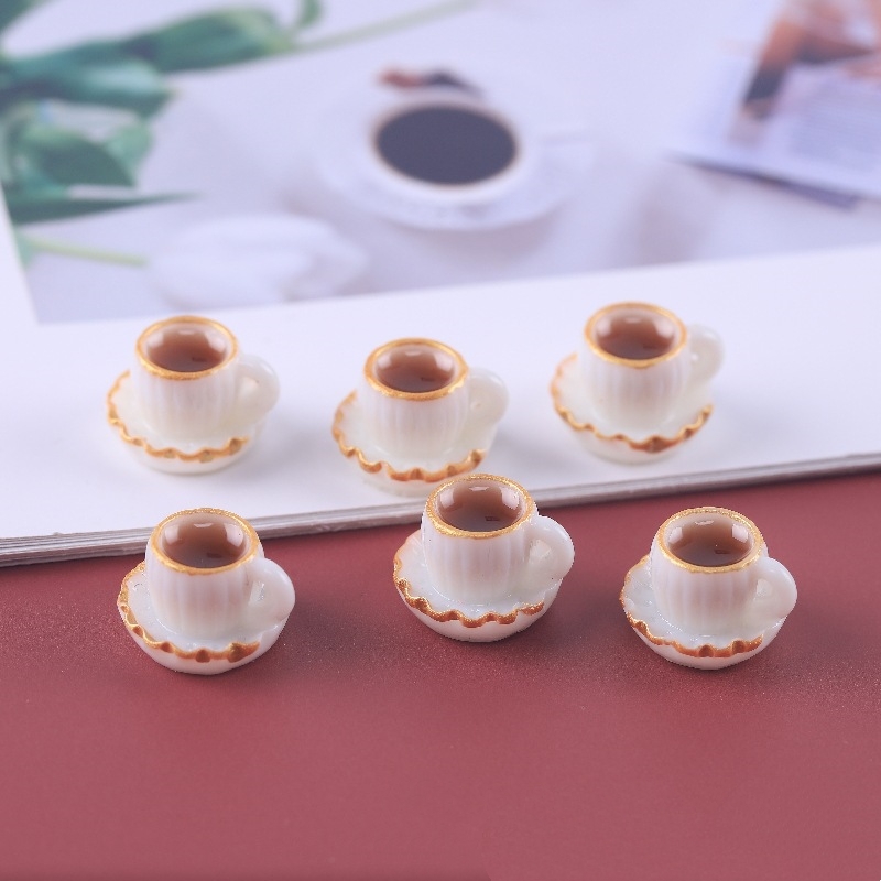 Mini Resin Coffee Cup Charms